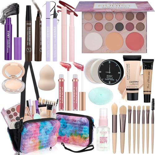 LAZORA Makeup Kit Set - 14 Piece Full Face Beginner Bundle