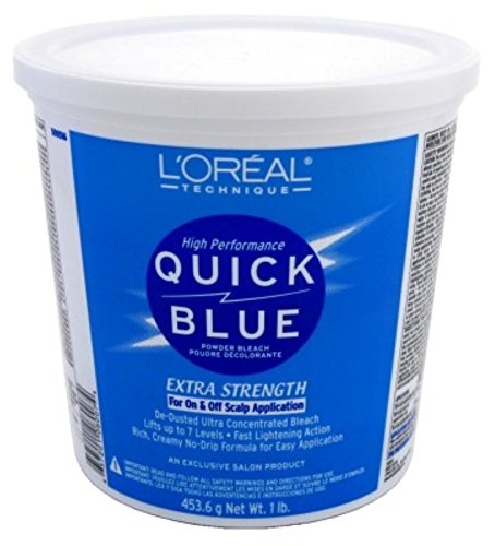 Loreal Quick Blue Powder Bleach Extra Strength 1Lb. (473ml) (3 Pack)