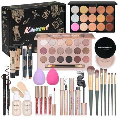 Makeup Kit Makeup Sets for Teens Makeup kits for Women Teenagers Full Kit Make up Eyeshadow Palette Foundation Concealer Lipgloss Makeup Gift Set for Women Teen Girls