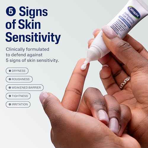 CETAPHIL Deep Hydration Refreshing Eye Serum, 0.5 fl oz, 48Hr Hydrating Under Eye Cream to Reduce the Appearance of Dark Circles, With Hyaluronic Acid, Vitamin E & B5 (Packaging May Vary)