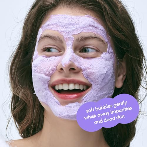 Purple Rice PDRN Bubble Mask | Pore Deep Cleansing | Gentle Exfoliation | Sebum Control | Vegan Korean Skincare | AHA + BHA + PHA + LHA | 1.69 oz (50 g)