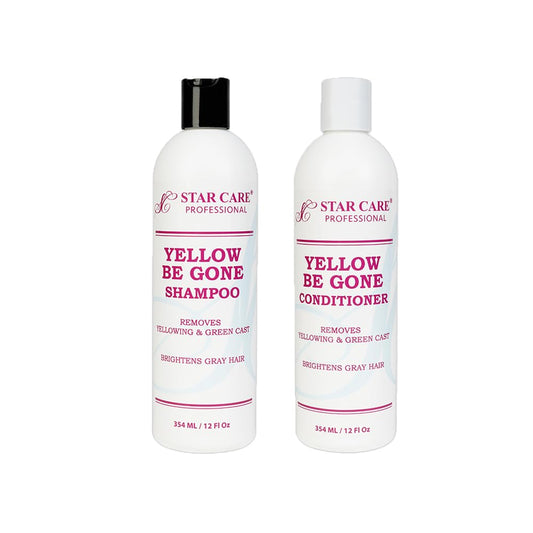 Star Care Yellow Be Gone Shampoo & Conditioner 12oz/354ml