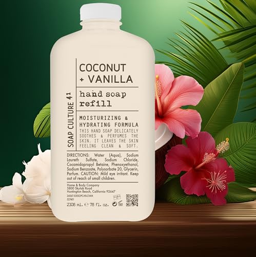 Soap Culture Hand Soap Refill 2-Pack (156oz Total) - Lavender & Coconut