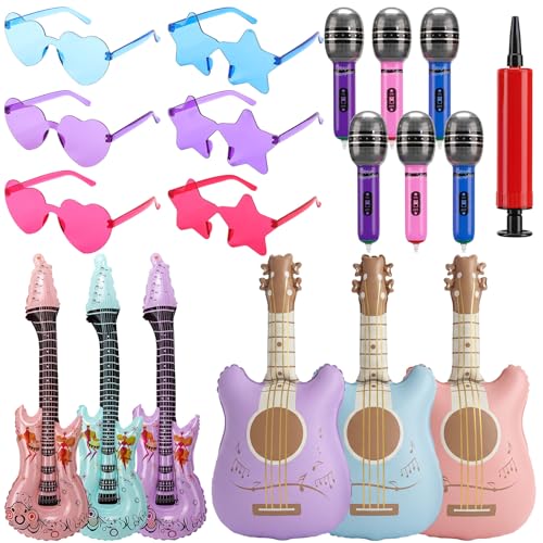 Duraaamo Kpop Disco Inflatable Party Props Set - 19 Pcs