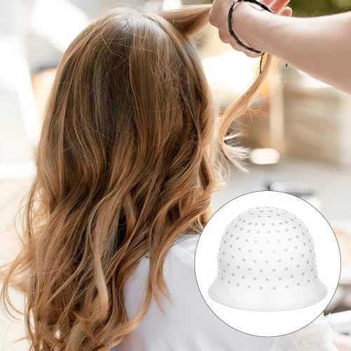 Silicone Highlighting Cap Kit with Brushes - 5PCS Hair Coloring Tools