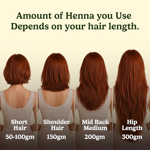Pure Henna Powder for Hair Color - 100g Natural Red Dye
