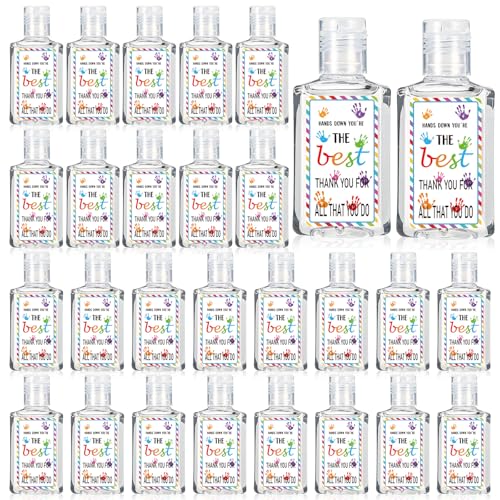 Demissle 24 Pcs Thank You Gifts Mini Hand Soap Bulk Scented Hand Soap Travel Size Inspirational Appreciation Gifts for Coworker Stuff Employee Teacher Treat Goodie Bag Stuffers Graduation Party Favors