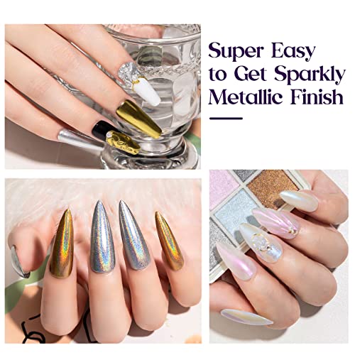 MIZHSE 3D Sculpting Gel Nail Art Kit - Clear White Builder Gel & Accessories
