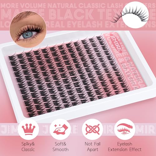 Natural Wispy Lash Clusters 9-12MM Volume Eyelash Extensions