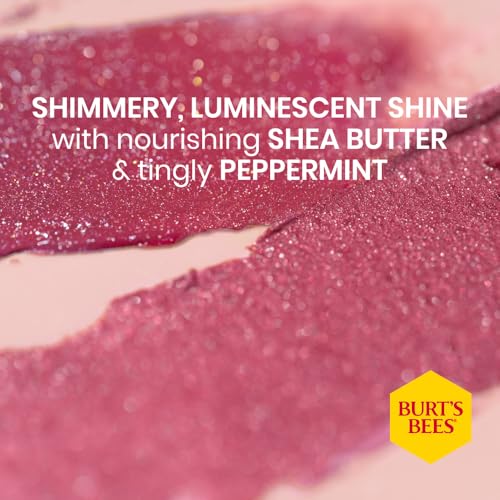 Burt's Bees Plum Lip Shimmer - 100% Natural Moisturizing