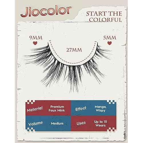 Natural Lashes That Look Like Extensions Strip Lashes Natural Look Thin Band Wispy Eyelashes 13mm Cat Eye False Eyelashes Foxy Eye Lashes 12 mm 7 Pairs S10