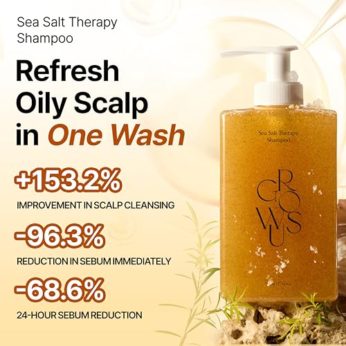GROWUS Sea Salt Clarifying Shampoo for Oily Scalp - 16.9 fl. oz.