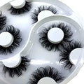 5 Pairs 8D Fluffy Cat-Eye Faux Mink False Eyelashes