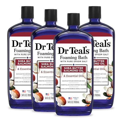 Foaming Bath with Epsom Salt, Shea Butter & Almond - 34 fl oz