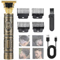 Professional Cordless Hair Trimmer for Men with 4 Guide Combs
