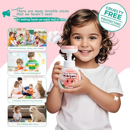VANERIA Kids Foaming Hand Soap 250ml - Gentle, Moisturizing