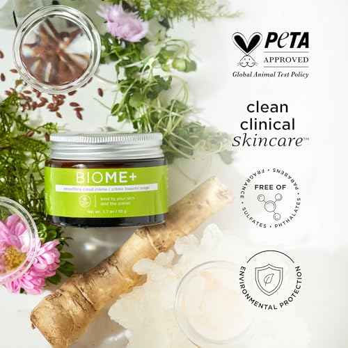 IMAGE Skincare, BIOME+ Smoothing Cloud Cr?me, Microbiome Friendly Face Night Cream, Supports Skin Moisture Barrier