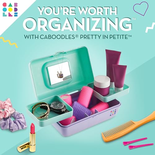 Caboodles Pretty in Petite Makeup Box - Seafoam & Lavender