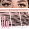 Cluster Lashes 300PCS 10-16mm DIY Eyelash Extension Kit