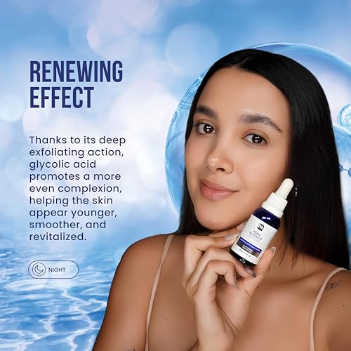 Pili Glycolic Acid 10% Concentration - | Skin Brightening, Smoothing, Exfoliating Serum | with AHA for Collagen and cell renewal Boost | 1 fl. oz bottle