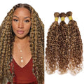 Honey Blonde P4/27 Virgin Hair Bundles 22 24 26 Inch
