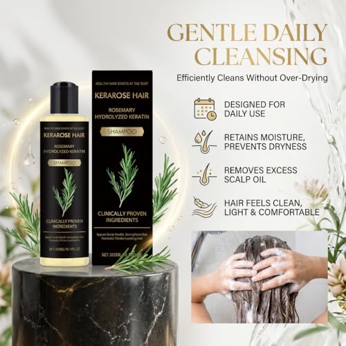 Rosemary Shampoo for Hair Growth | Biotin & Keratin Formula