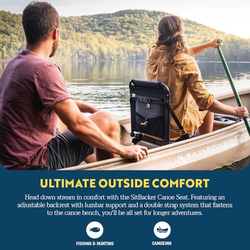 GCI Outdoor Adjustable Canoe Seat with Back Support