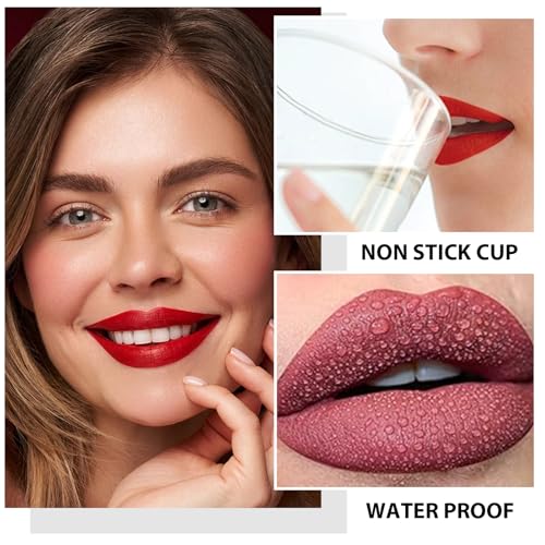 M?TYSURMatte Lipstick - Highly Pigmented & Long-Lasting, Nourishing Hydrating Lipstick with Smudge-Proof & Waterproof Formula, Cruelty-Free Lip Makeup, 1 Count