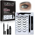 Luxillia Magnetic Eyelashes with Applicator - 10 Pairs