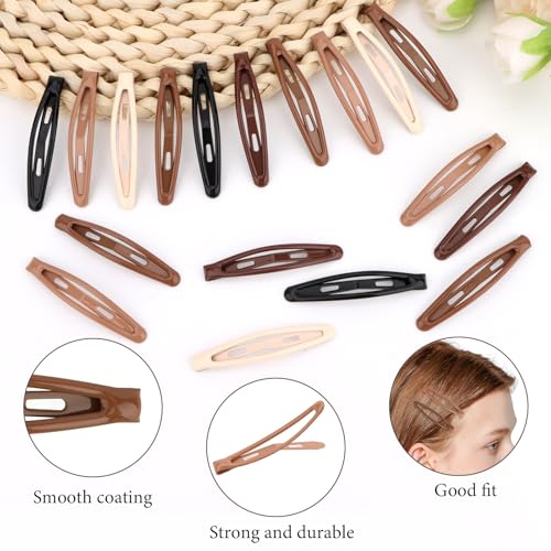 40Pcs Metal Hair Clips No Slip Barrettes for Women Girls Styling