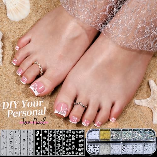 Teenitor Square Toe Nails Press On - 150pcs French Tip, 15 Sizes
