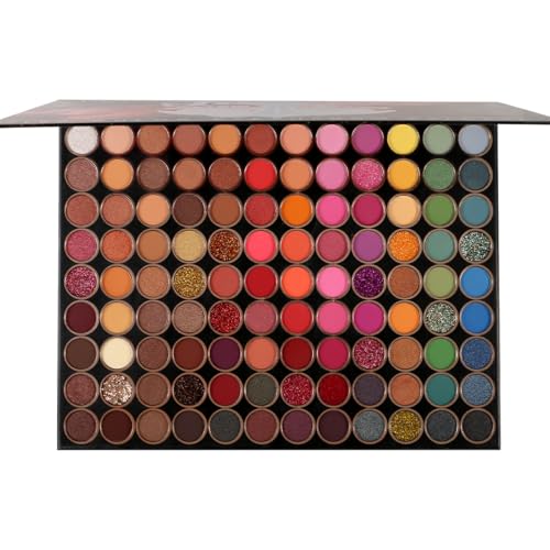 108 Color Eyeshadow Palette - Matte, Shimmer & Metallic