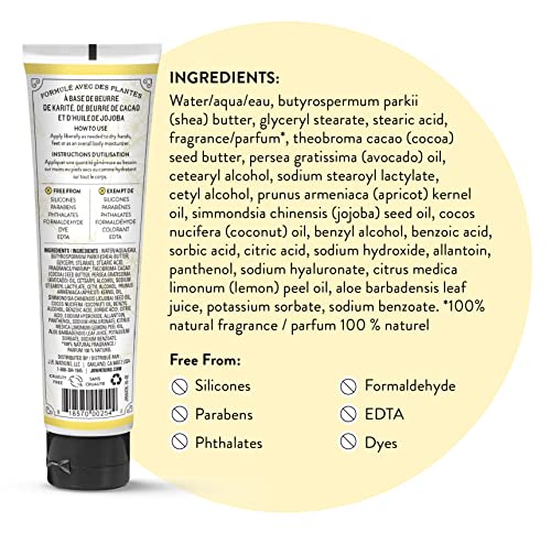 J.R. Watkins Natural Hand Cream with Shea Butter, 3.3oz