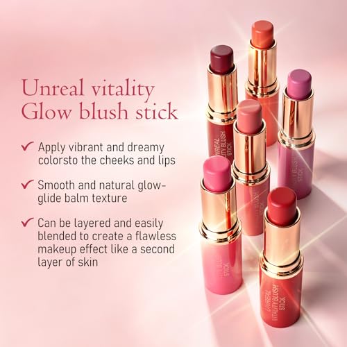 Glow Blush Stick - Cream Blush for Lips & Cheeks