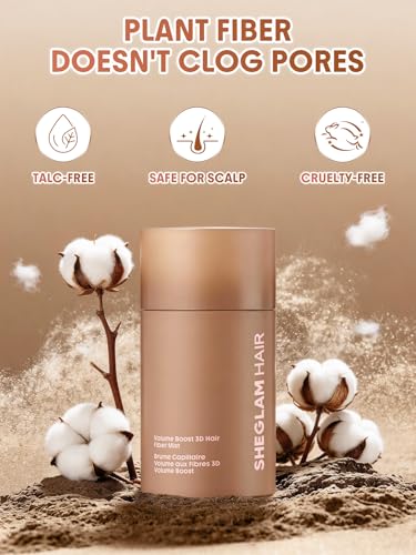 Dark Brown Hair Building Fibers 15g for Thinning Hair Volume Boost - Instant Fuller Hairline
