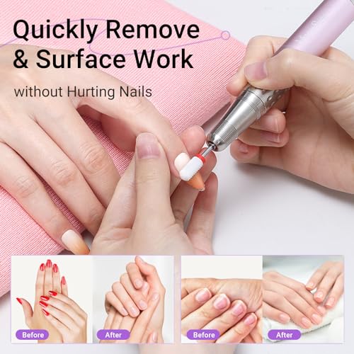 21-Piece Nail Drill Bit Set for Acrylic Gel Nail Art