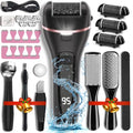 17-in-1 Electric Foot Callus Remover Pedicure Kit - Waterproof & Rechargeable