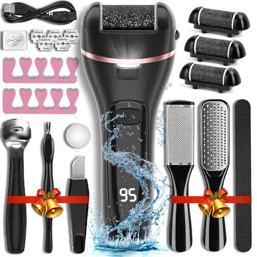 17-in-1 Electric Foot Callus Remover Pedicure Kit - Waterproof & Rechargeable