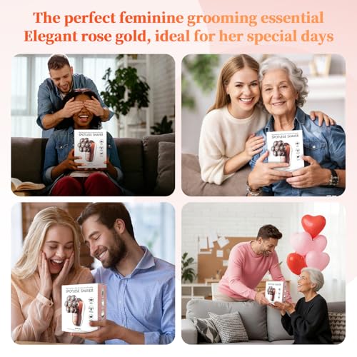 Women’s 5-in-1 Waterproof Electric Shaver with Magnetic Head & LED Display