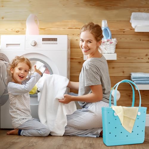 X-Large Waterproof Sandproof Beach Tote Bag with Zipper Pocket