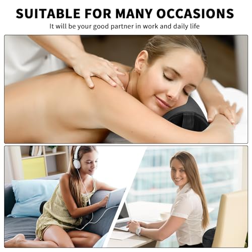Ripeng Half Round Massage Table Bolster Pillow Set of 4 with Strap Handle