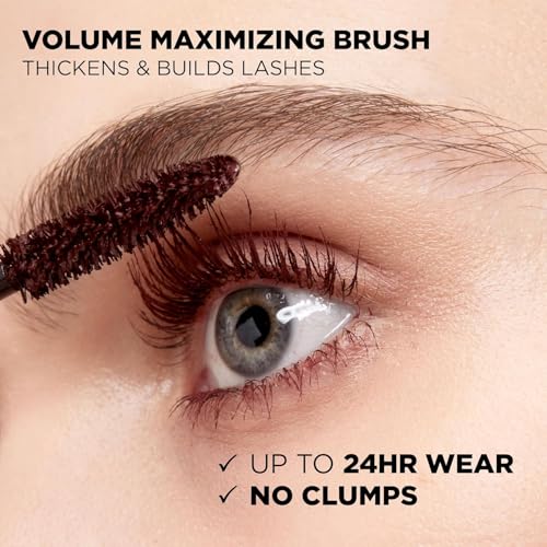 L¡¯Or?al Paris Makeup Bundle, Includes Voluminous Original Deep Burgundy Mascara and Infallible Pro-Last Pencil Burgundy Eyeliner, 1 Eye Makeup Set