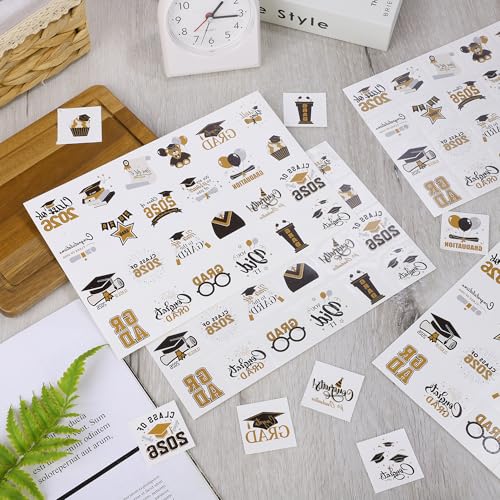 Graduation Temporary Tattoos 144 Pack - Party Supplies