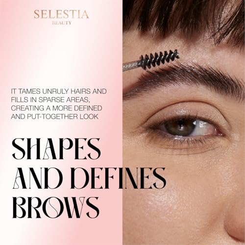 SELESTIA BEAUTY Clear Eyebrow Gel – Strong Hold & Natural Finish