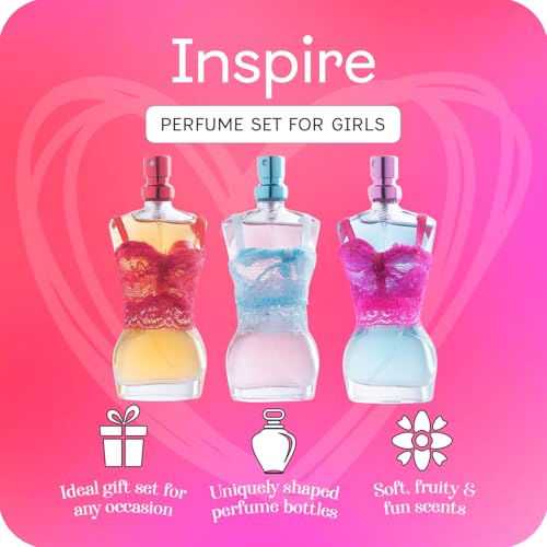 Mannequin Girls Perfume Set - Fruity Body Spray for Tweens