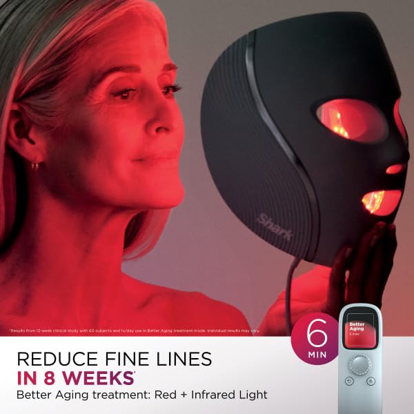 Shark CryoGlow LED Face Mask - Anti-Aging & Skin Clearing Therapy
