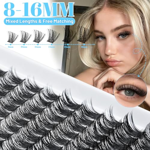 Self-Adhesive Lash Clusters Kit – 156 Mixed Length 8-16mm