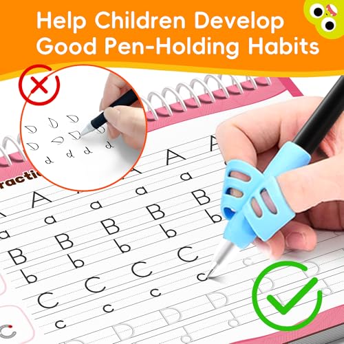 Magic Grooved Writing Practice Books Set for Kids 3-10