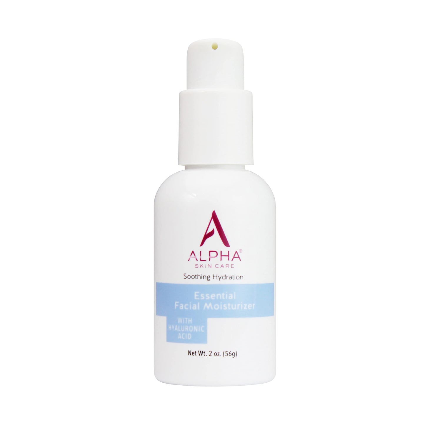 Alpha Skin Care Essential Facial Moisturizer with Hyaluronic Acid | Deep Soothing Hydration | Reduces the Appearance of Lines & Wrinkles | Anti-Aging for Normal to Dry Skin | 2 Oz