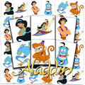 Aladdin Temporary Tattoos Party Favors - 72 Pack